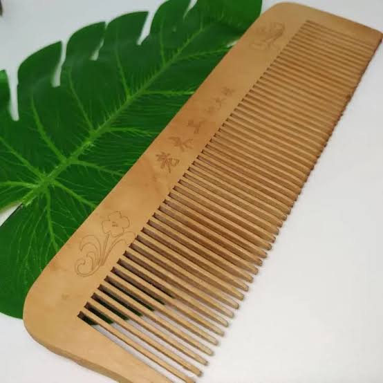 Madicated Wooden Comb